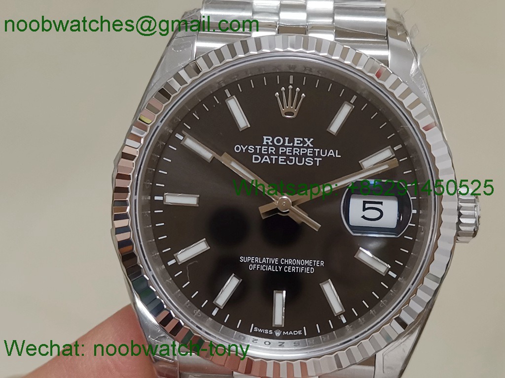 Replica ROLEX Datejust 126234 36mm Black Dial VSF SuperClone VS3235