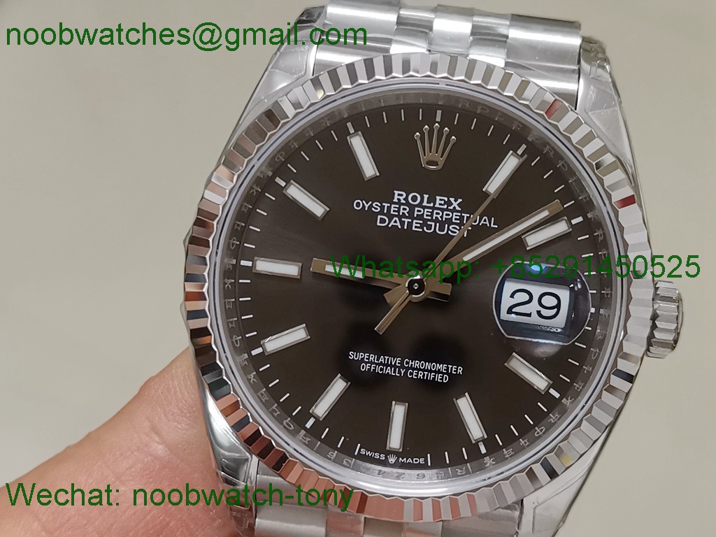 Replica ROLEX Datejust 126234 36mm Black Dial VSF SuperClone VS3235