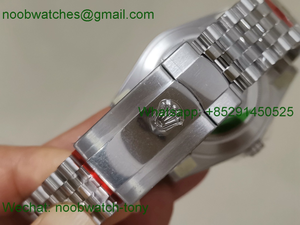 Replica Rolex Datejust 126334 41mm Mint Green Dial Moissanite Bezel VSF SuperClone VS3235