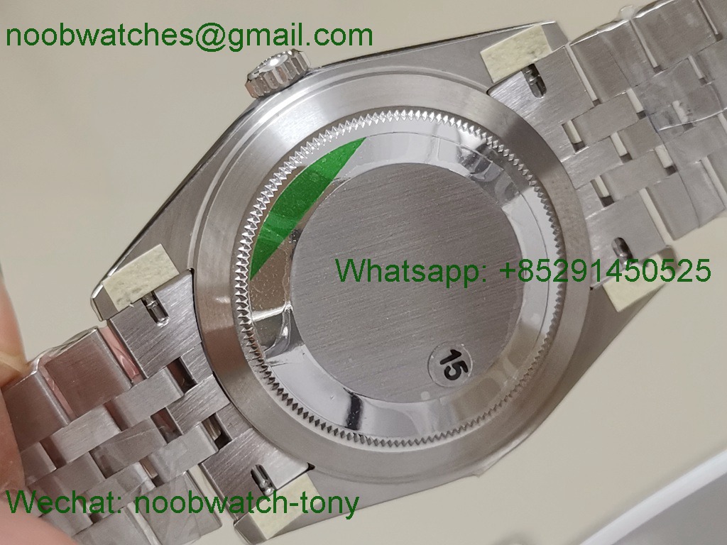 Replica Rolex Datejust 126334 41mm Mint Green Dial Smooth Bezel VSF SuperClone VS3235