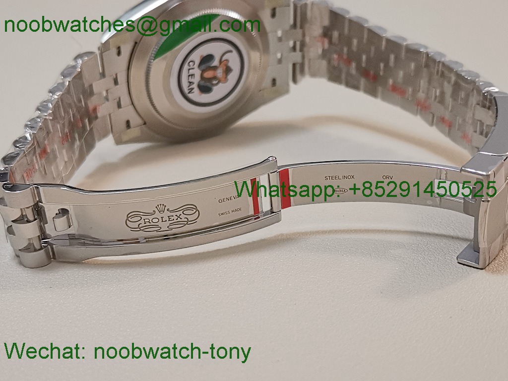 Replica Rolex Datejust 126334 41mm Gray Diamond Dial Clean 1:1 Best VR3235