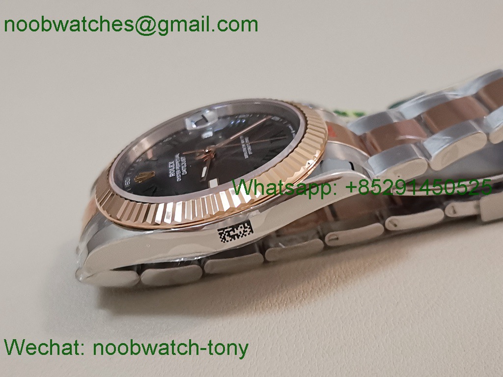 Replica Rolex Datejust 126331 Two Tone Rose Gold Wimbledon King VR3235