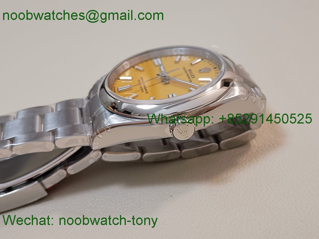 Replica ROLEX Oyster Perpetual 124300 41mm Yellow VSF 1:1 Best VS3235