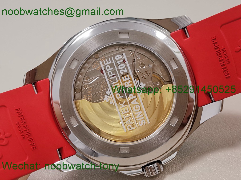 Replica Patek Philippe Aquanaut 5167 Singapore ZF SuperClone Red Rubber 324CS