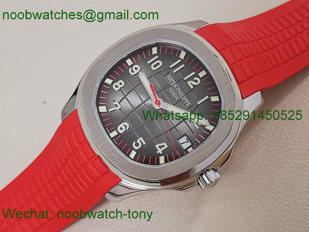 Replica Patek Philippe Aquanaut 5167 Singapore ZF SuperClone Red Rubber 324CS