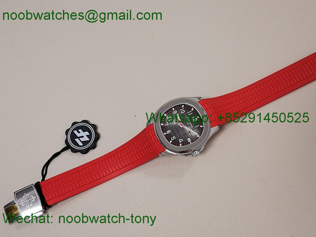 Replica Patek Philippe Aquanaut 5167 Singapore ZF SuperClone Red Rubber 324CS