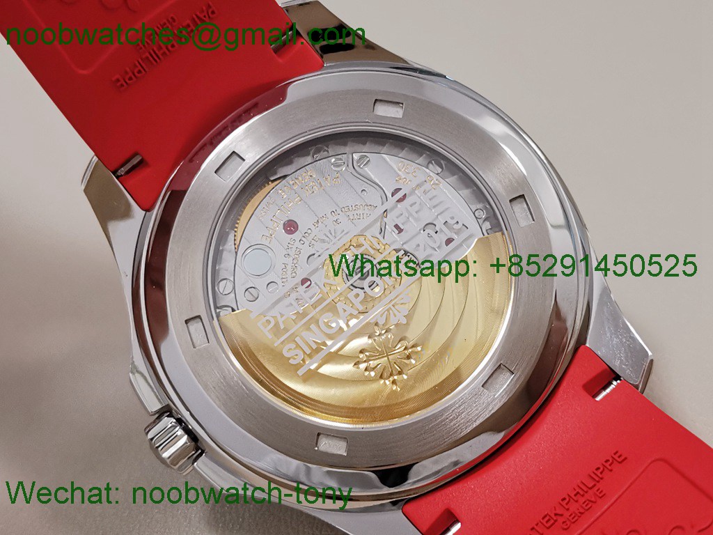 Replica Patek Philippe Aquanaut 5167 Singapore ZF SuperClone Red Rubber 324CS