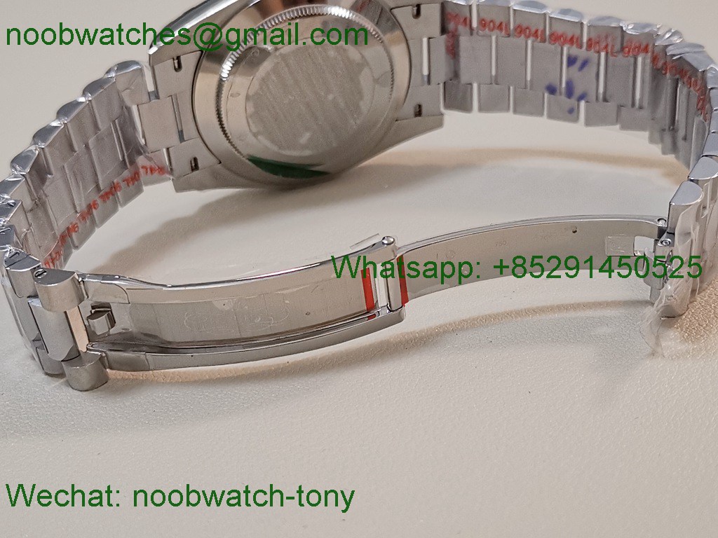 Replica ROLEX DayDate 228239 40mm Meteorite Dial GMF 2836 Tungsten Gain Weight