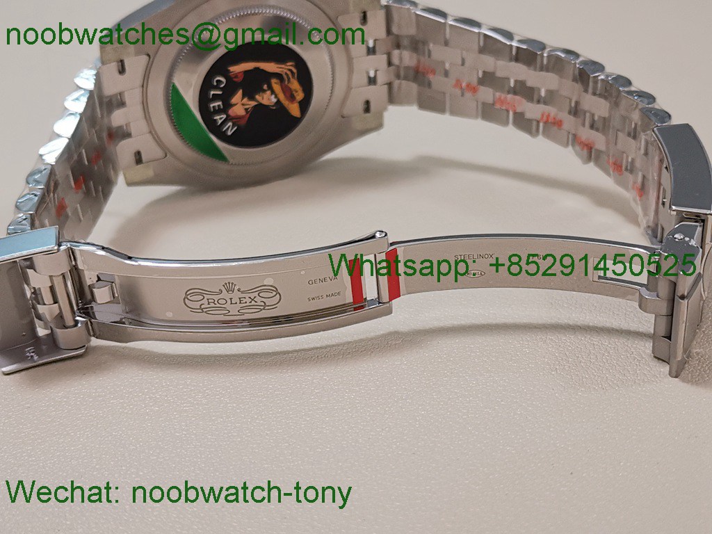 Replica Rolex GMT II 126710 GRNR Bruce Wayne Black Gray Clean SuperClone on Jubilee DD3285