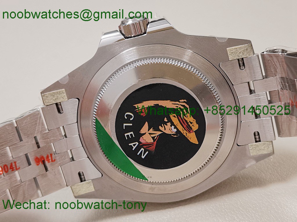 Replica Rolex GMT II 126710 GRNR Bruce Wayne Black Gray Clean SuperClone on Jubilee DD3285