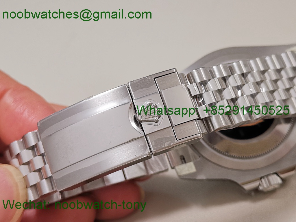Replica Rolex GMT II 126710 GRNR Bruce Wayne Black Gray Clean SuperClone on Jubilee DD3285