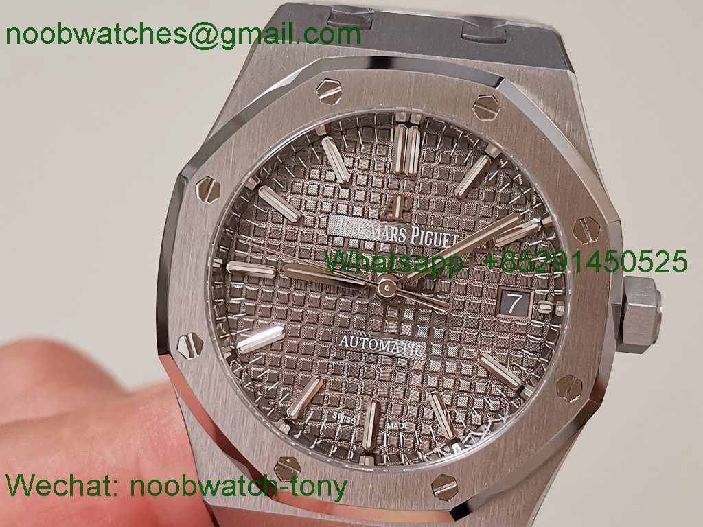 Replica Audemars Piguet AP Royal Oak 37mm 15450 37mm ZF 1:1 Best Gray Dial SA3120 SuperClone