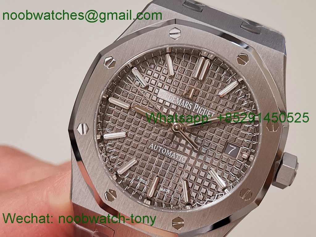 Replica Audemars Piguet AP Royal Oak 37mm 15450 37mm ZF 1:1 Best Gray Dial SA3120 SuperClone