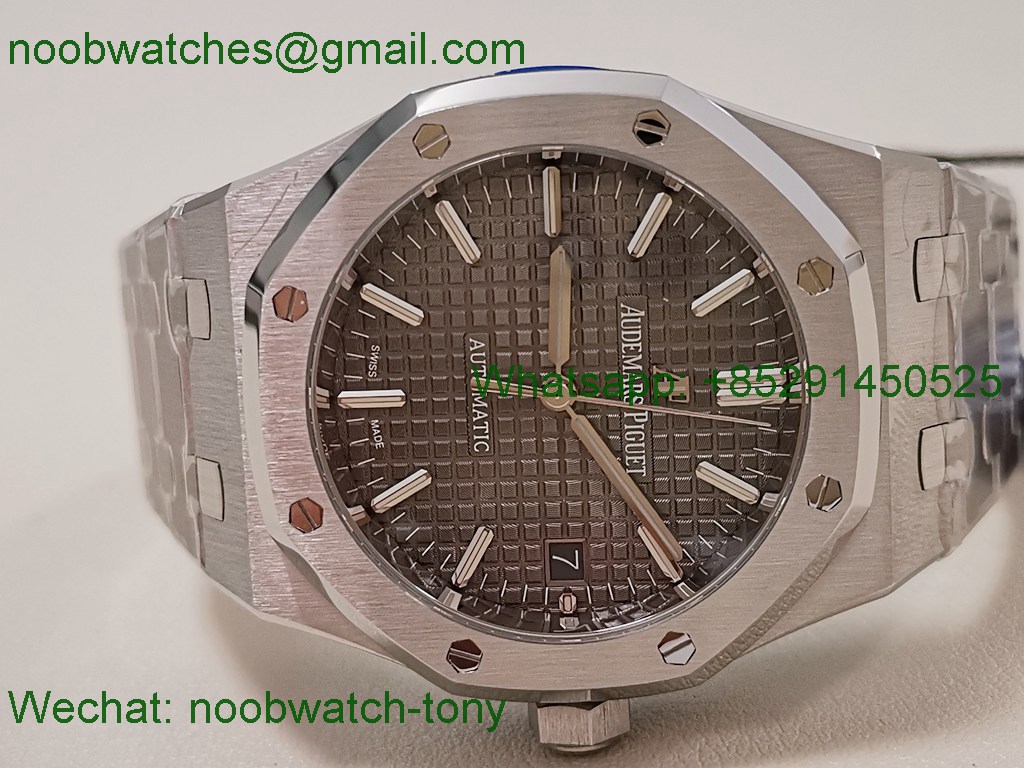 Replica Audemars Piguet AP Royal Oak 37mm 15450 37mm ZF 1:1 Best Gray Dial SA3120 SuperClone