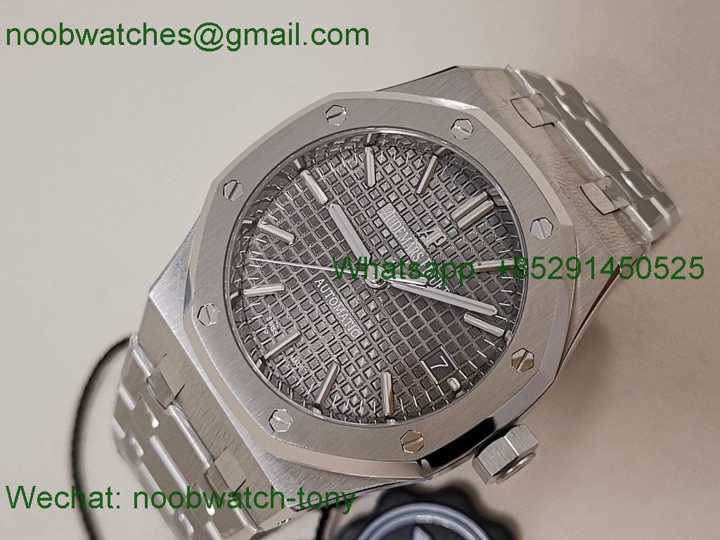 Replica Audemars Piguet AP Royal Oak 37mm 15450 37mm ZF 1:1 Best Gray Dial SA3120 SuperClone
