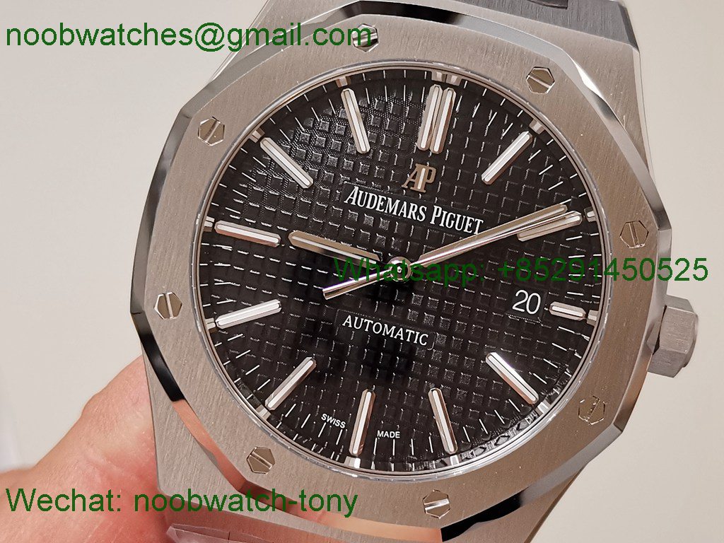 Replica Audemars Piguet AP Royal Oak 37mm 15450 37mm ZF 1:1 Best Black Dial SA3120 SuperClone