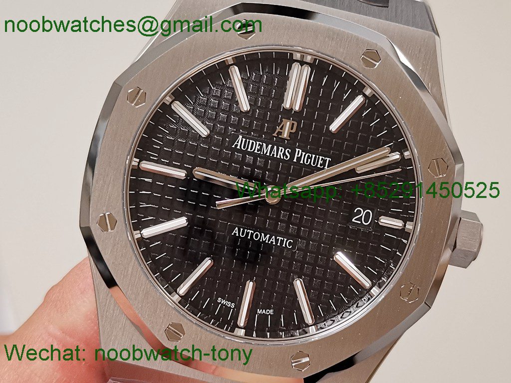 Replica Audemars Piguet AP Royal Oak 37mm 15450 37mm ZF 1:1 Best Black Dial SA3120 SuperClone