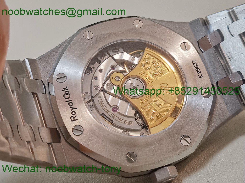 Replica Audemars Piguet AP Royal Oak 37mm 15450 37mm ZF 1:1 Best White Dial SA3120 SuperClone