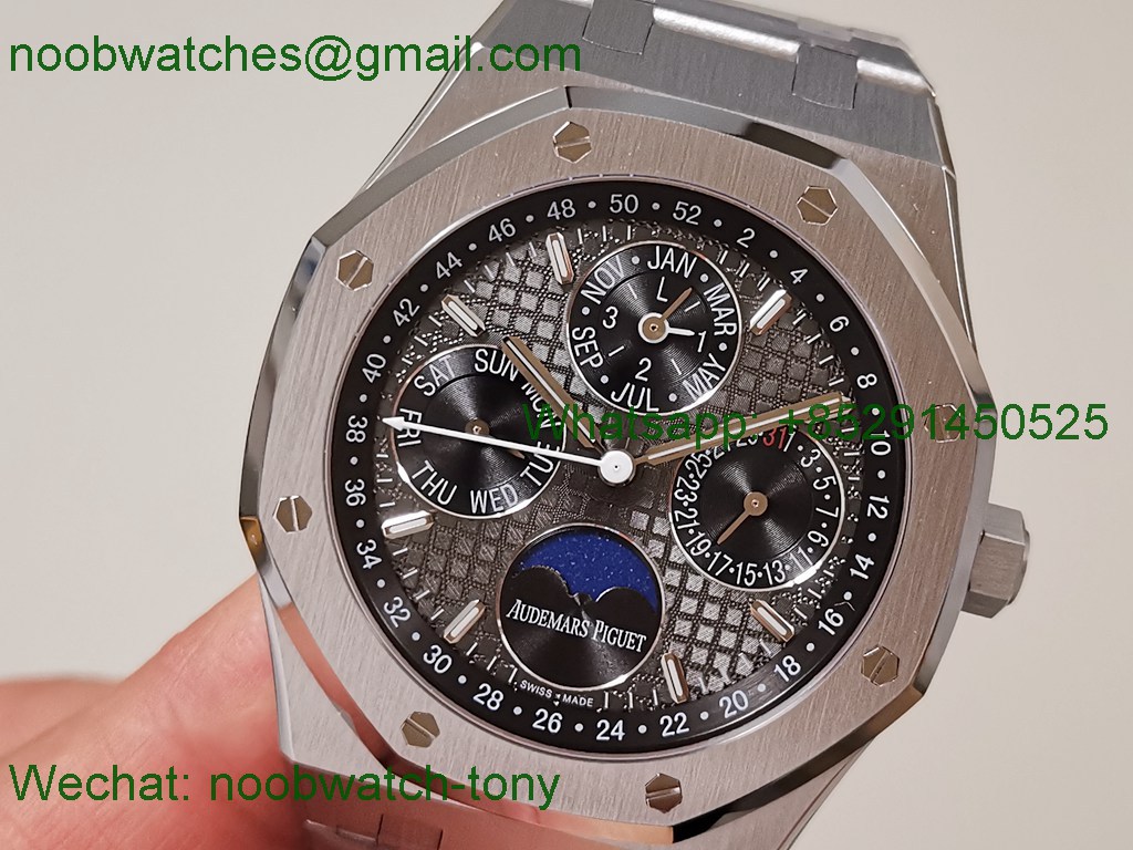 Replica Audemars Piguet AP Royal Oak Calendar 26574 APSF 1:1 Best Gray Dial A5134