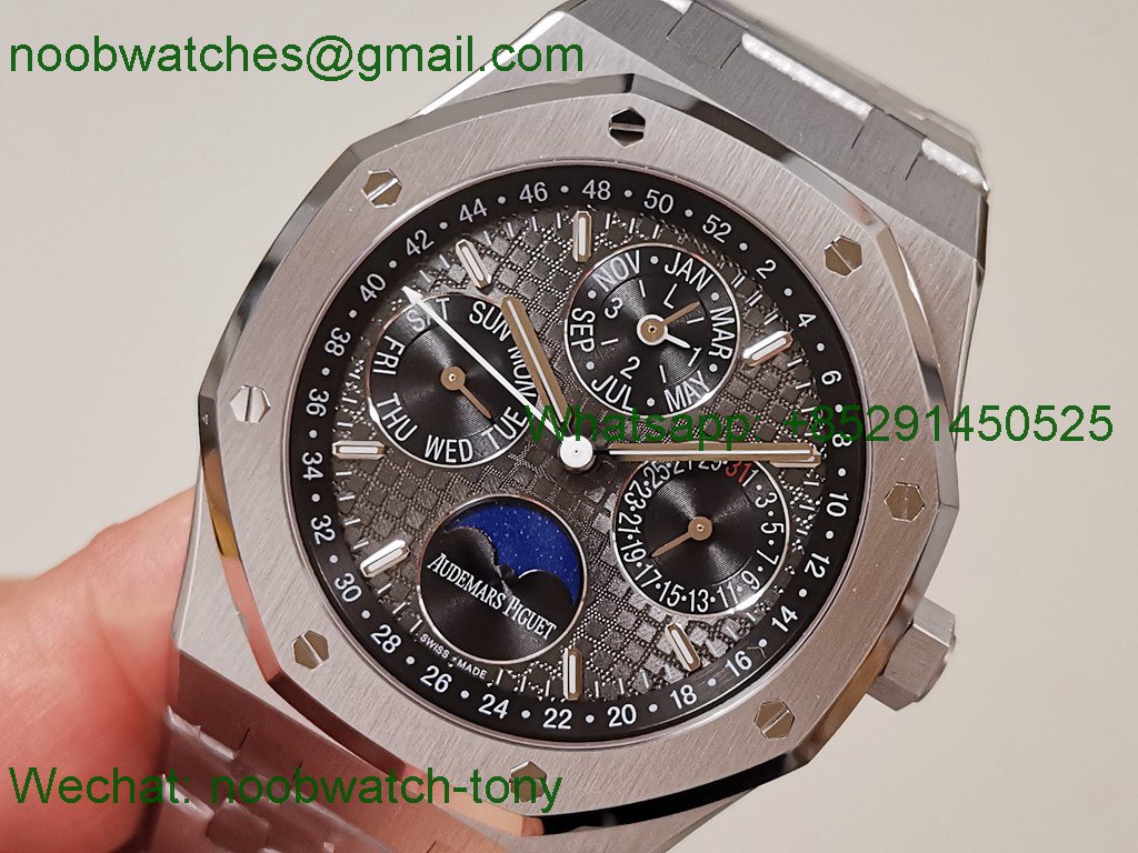 Replica Audemars Piguet AP Royal Oak Calendar 26574 APSF 1:1 Best Gray Dial A5134