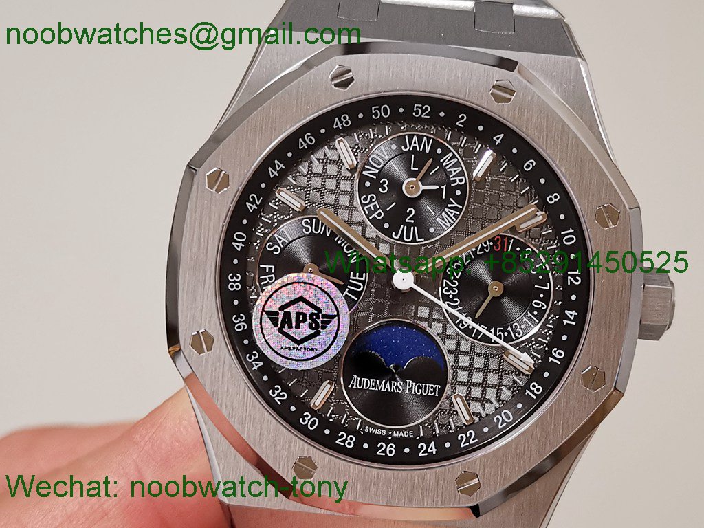 Replica Audemars Piguet AP Royal Oak Calendar 26574 APSF 1:1 Best Gray Dial A5134