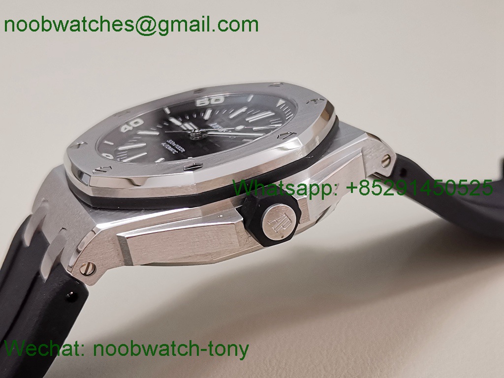 Replica Audemars Piguet AP Diver 15710 ZF 1:1 Best Black Dial SA3120 SuperClone V2