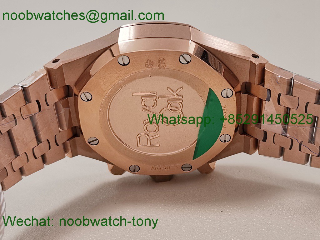Replica Audemars Piguet AP Royal Oak Chrono 26331 Rose Gold IPF 1:1 Best Blue Dial A7750