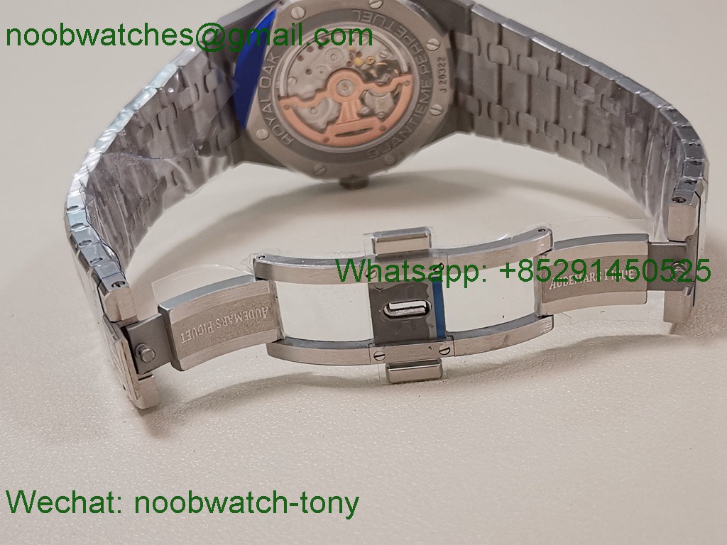 Replica Audemars Piguet AP Royal Oak Perpetual 26574 Light Blue Dial APSF A5134 SuperClone
