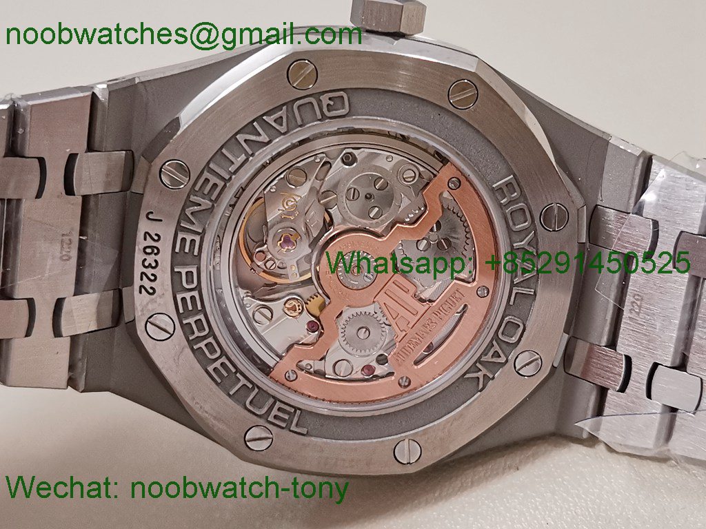 Replica Audemars Piguet AP Royal Oak Perpetual 26574 Light Blue Dial APSF A5134 SuperClone