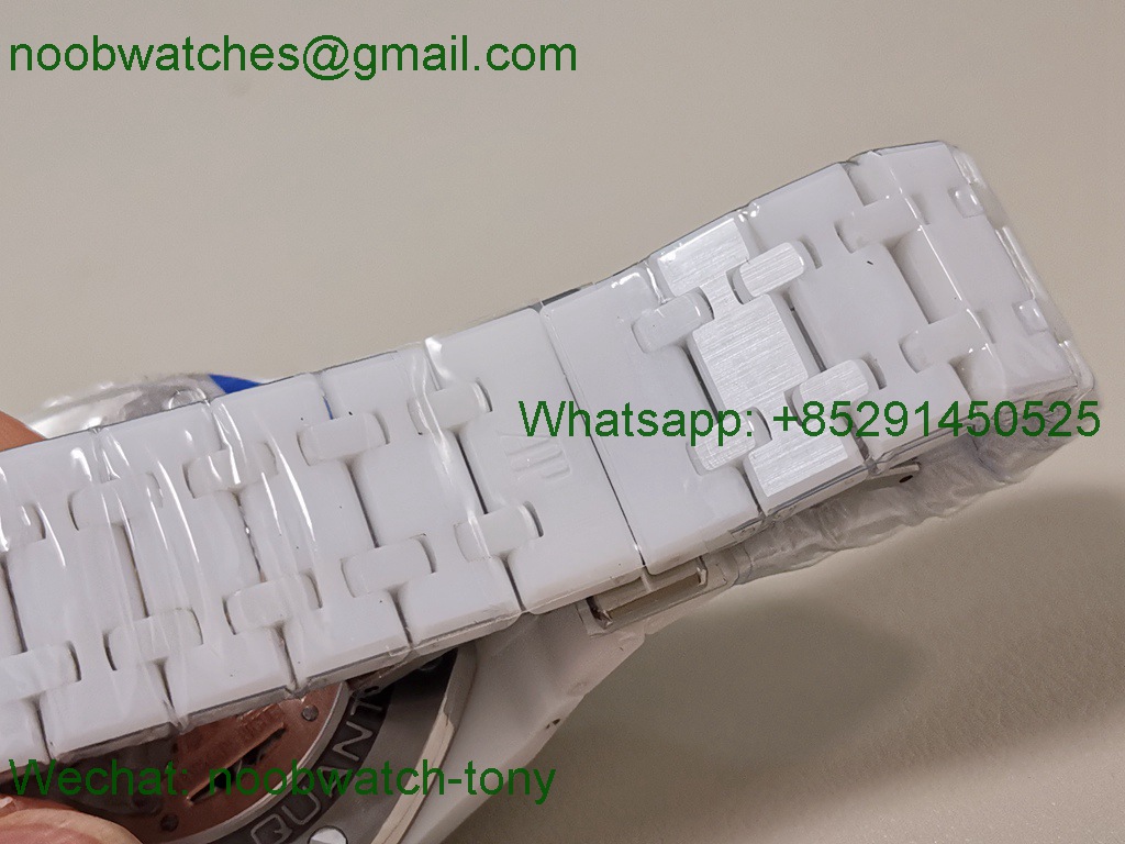 Replica Audemars Piguet AP Royal Oak Calendar 26579cb White Ceramic APSF SuperClone A5134 V3