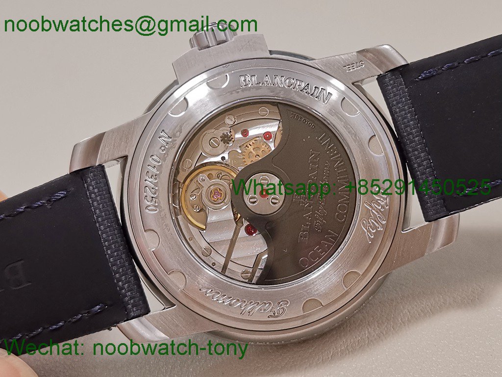 Replica Blancpain Fifty Fathoms Ocean Commitment III ZF 1:1 Best on Sail-canvas Strap A1151