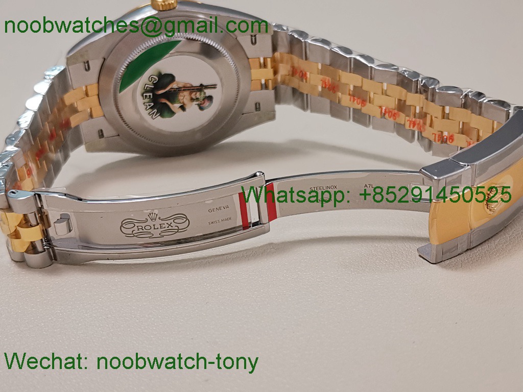 Replica Rolex DateJust 41 126331 Clean 1:1 Best Yellow Gold Diamonds VR3235