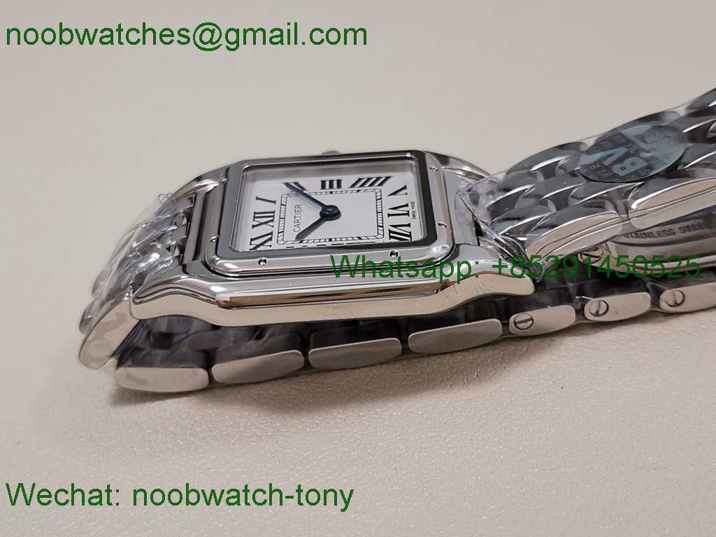 Replica Cartier Panthère 27mm BVF 1:1 Best White Dial Swiss Ronda Quartz