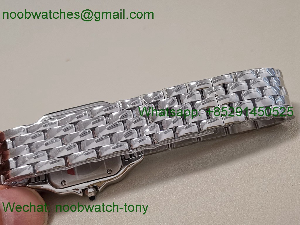 Replica Cartier Panthère 27mm BVF 1:1 Best White Dial Swiss Ronda Quartz