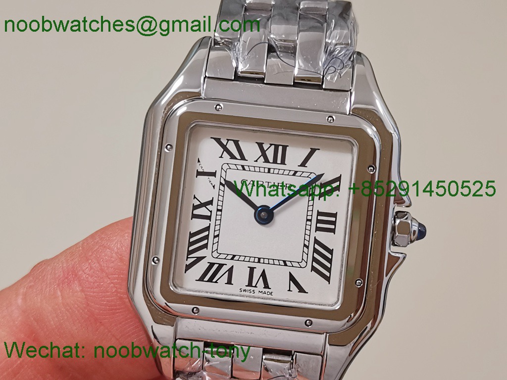 Replica Cartier Panthère 27mm BVF 1:1 Best White Dial Swiss Ronda Quartz