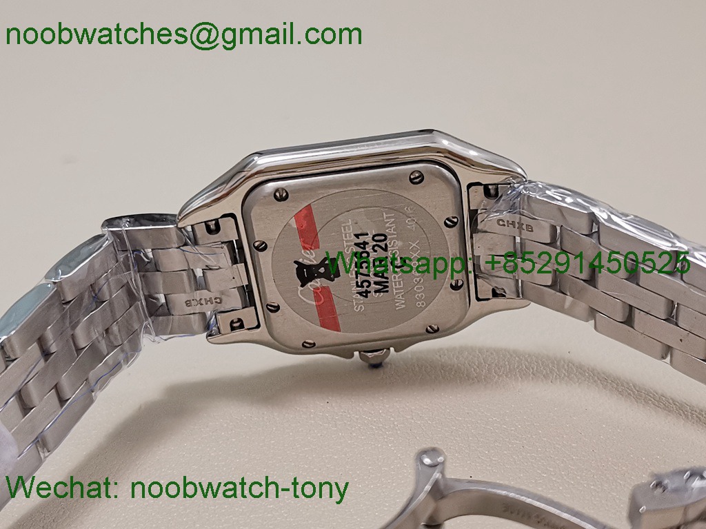 Replica Cartier Panthère 27mm BVF 1:1 Best White Dial Swiss Ronda Quartz