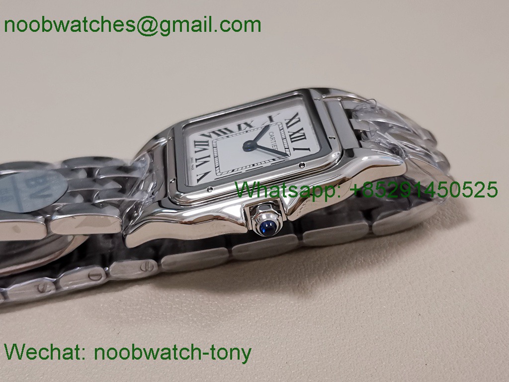 Replica Cartier Panthère 27mm BVF 1:1 Best White Dial Swiss Ronda Quartz