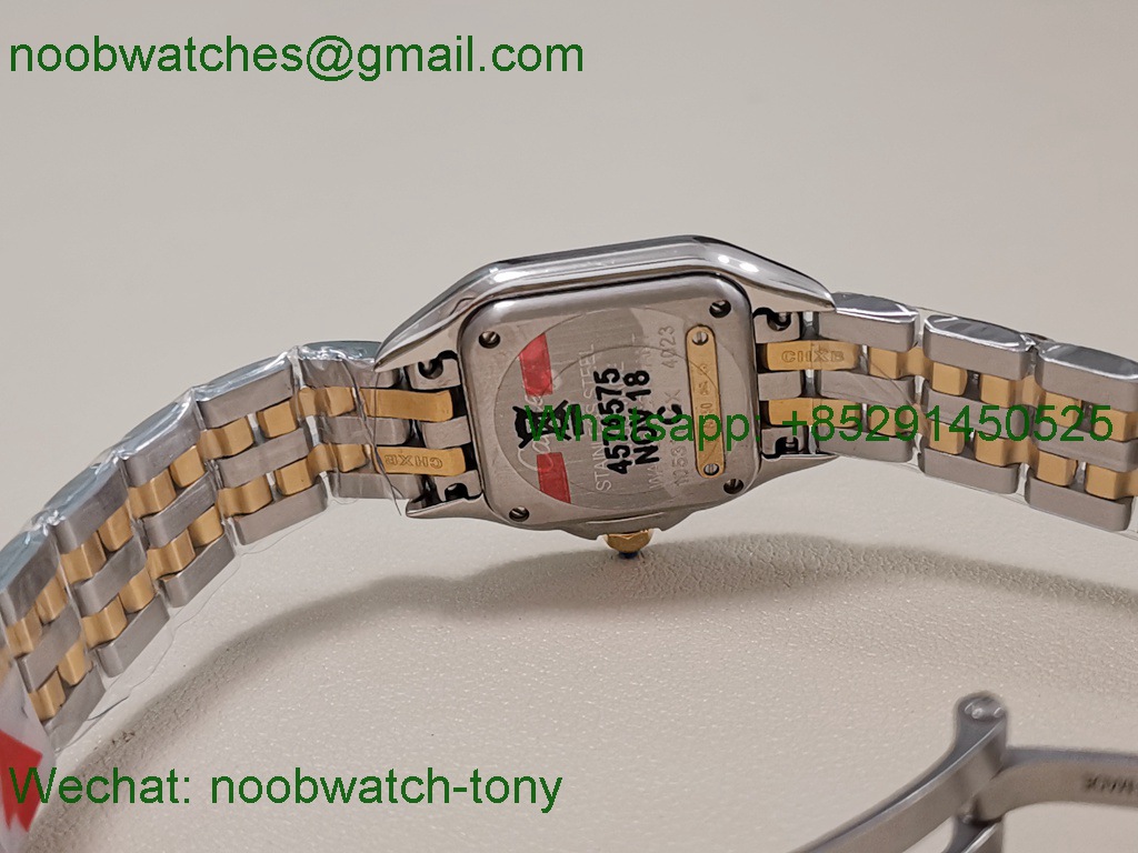 Replica Cartier Panthere 27mm BVF 1:1 Best Steel Yellow Gold Swiss Ronda Quartz