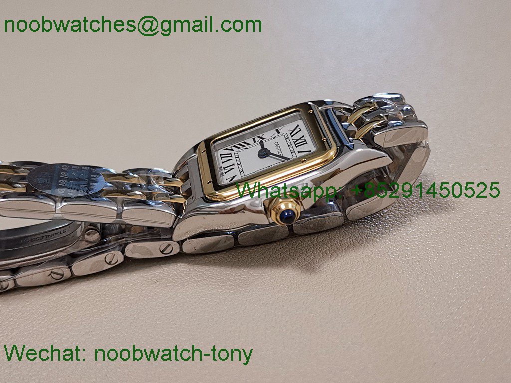 Replica Cartier Panthere 27mm BVF 1:1 Best Steel Yellow Gold Swiss Ronda Quartz