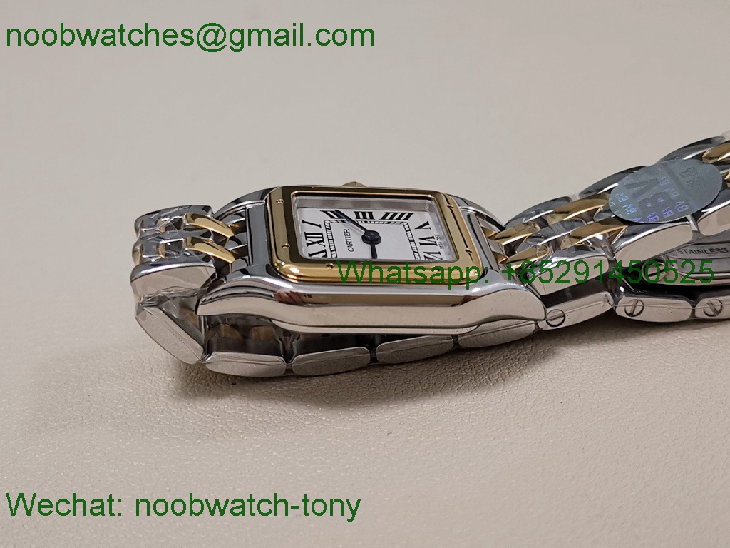 Replica Cartier Panthere 27mm BVF 1:1 Best Steel Yellow Gold Swiss Ronda Quartz