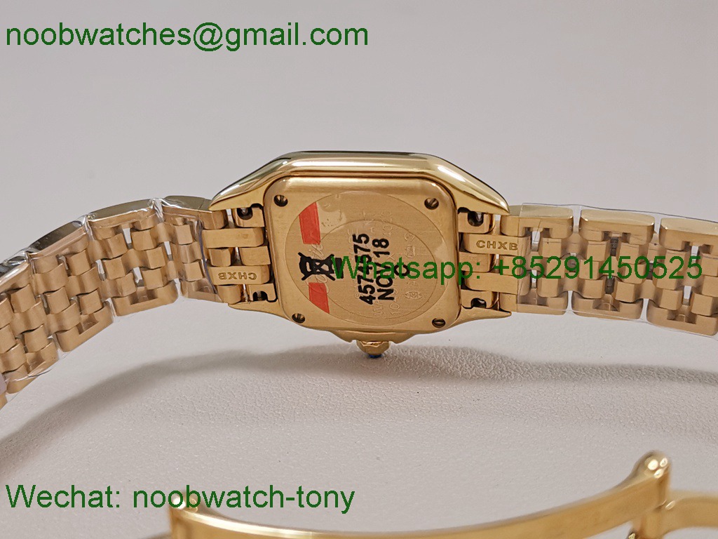 Replica Cartier Panthere 27mm BVF 1:1 Best Yellow Gold Swiss Ronda Quartz