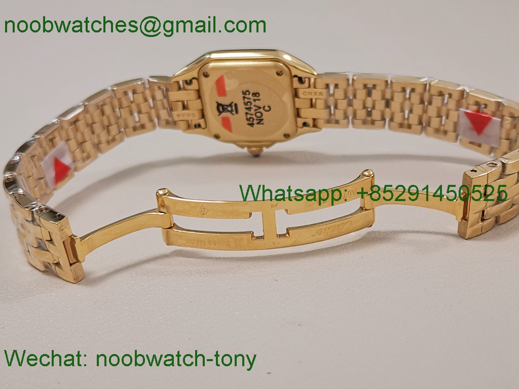 Replica Cartier Panthere 27mm BVF 1:1 Best Yellow Gold Swiss Ronda Quartz