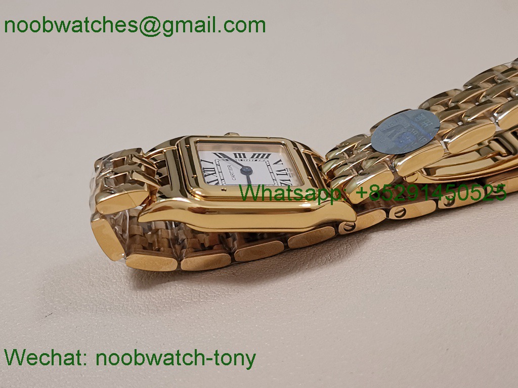 Replica Cartier Panthere 27mm BVF 1:1 Best Yellow Gold Swiss Ronda Quartz
