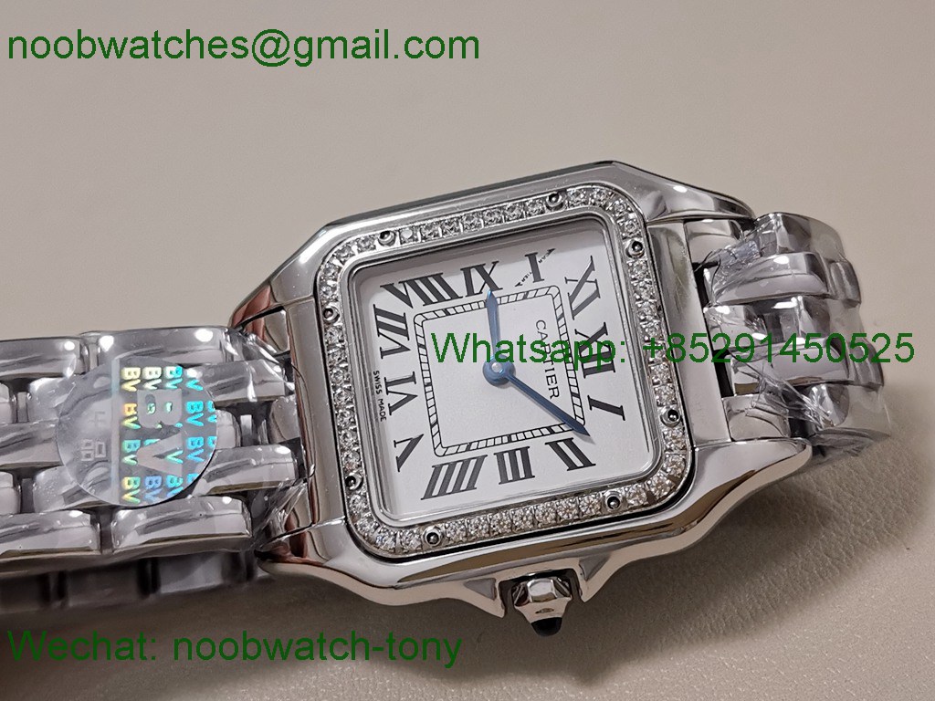 Replica Cartier Panthere 27mm BVF 1:1 Best Diamond Swiss Ronda Quartz