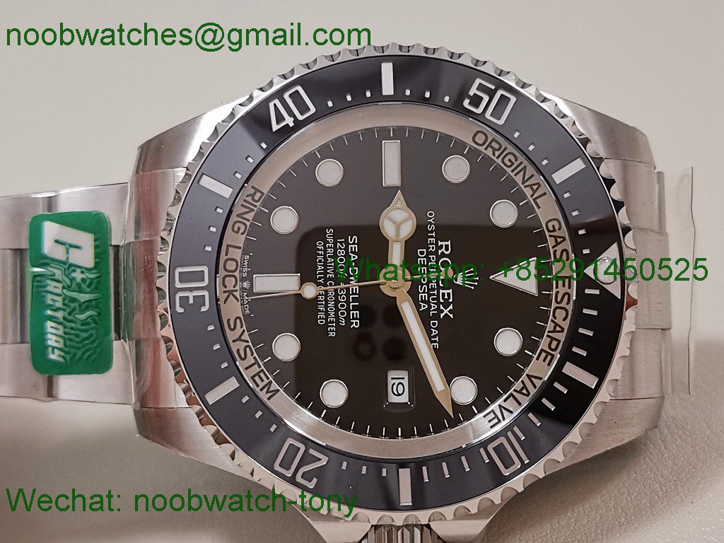 Replica Rolex Sea-Dweller Deepsea 126660 Black C+F 1:1 Best 904L SS VR3235