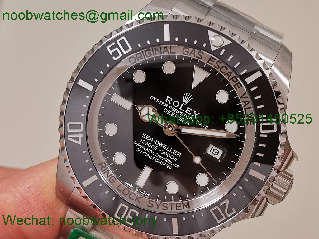 Replica Rolex Sea-Dweller Deepsea 126660 Black C+F 1:1 Best 904L SS VR3235