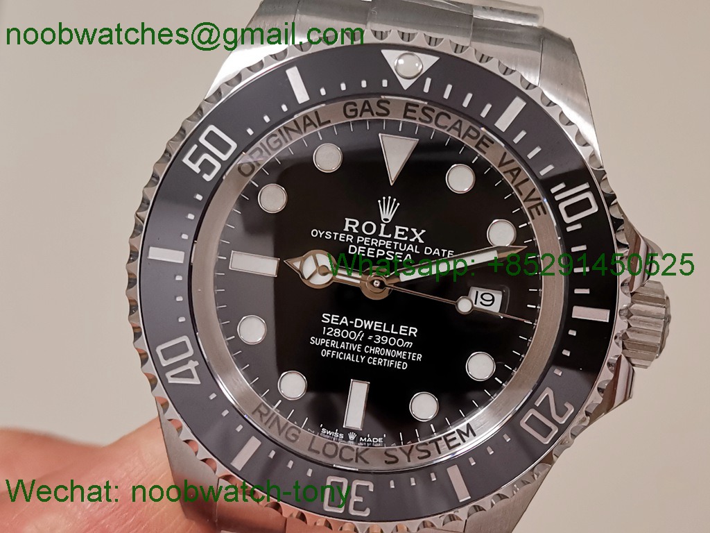 Replica Rolex Sea-Dweller Deepsea 126660 Black C+F 1:1 Best 904L SS VR3235