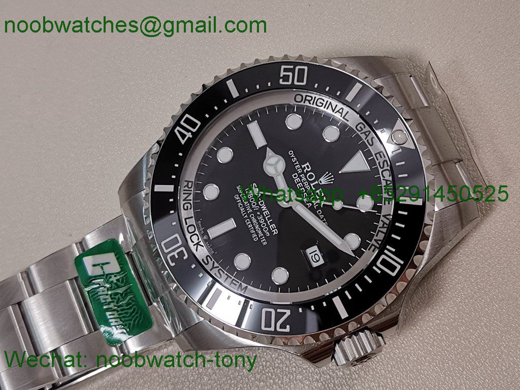 Replica Rolex Sea-Dweller Deepsea 126660 Black C+F 1:1 Best 904L SS VR3235