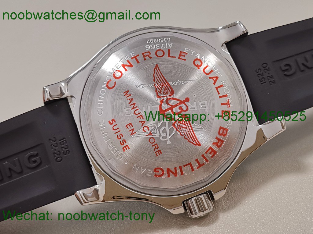 Replica Breitling Superocean 44mm Black Rubber TF A2824