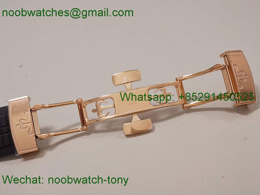 Replica Patek Philippe Aquanaut 5167R Rose Gold 3KF 1:1 Best Brown 330 SuperClone V3